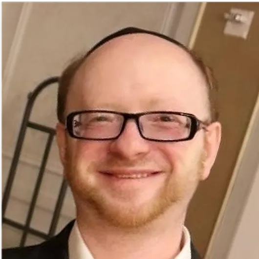 a man wearing glasses